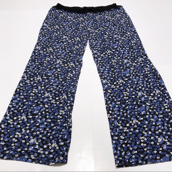 DKNY Pajama Pants | Size Medium | Black Blue White - Picture 2 of 16